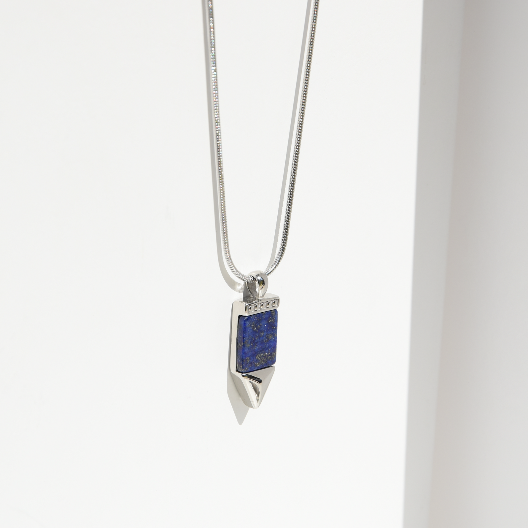Kette LIBERTY LAPISLAZULI - Gold Halsketten - Silber Halsketten - Halsketten für Herren - ROCK & STEEL GERMANY