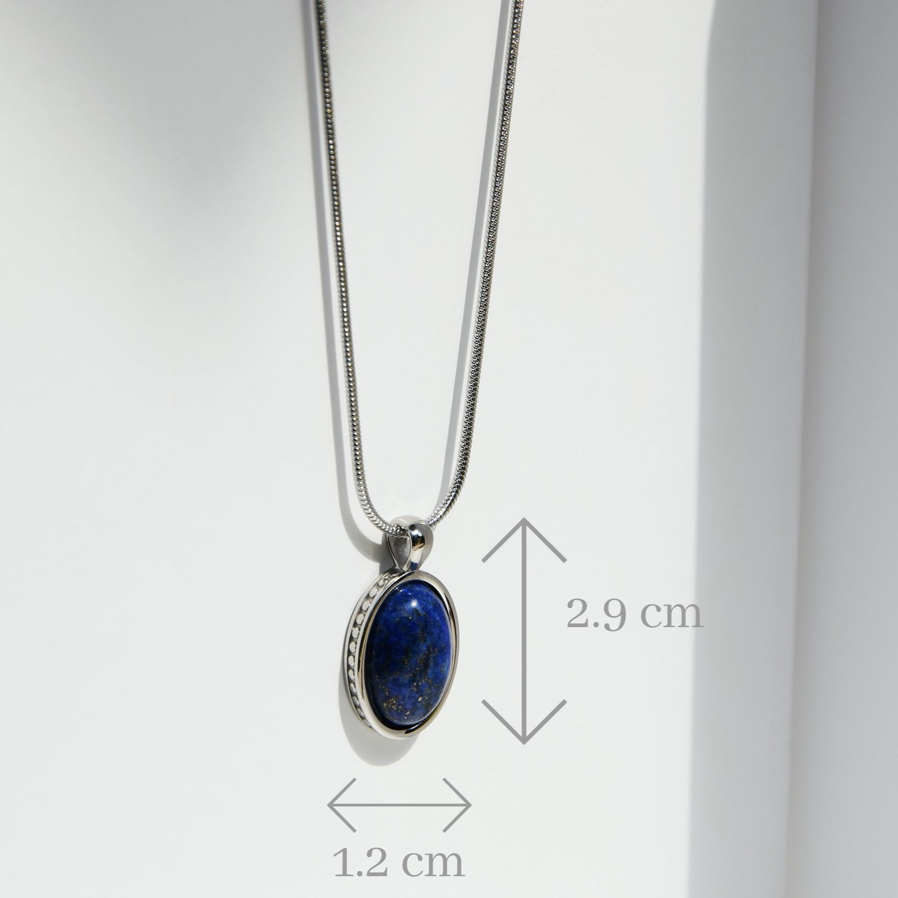 Kette DEUS LAPISLAZULI - Gold Halsketten - Silber Halsketten - Halsketten für Herren - ROCK & STEEL GERMANY