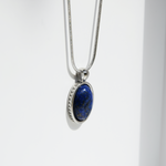 Kette DEUS LAPISLAZULI - Gold Halsketten - Silber Halsketten - Halsketten für Herren - ROCK & STEEL GERMANY