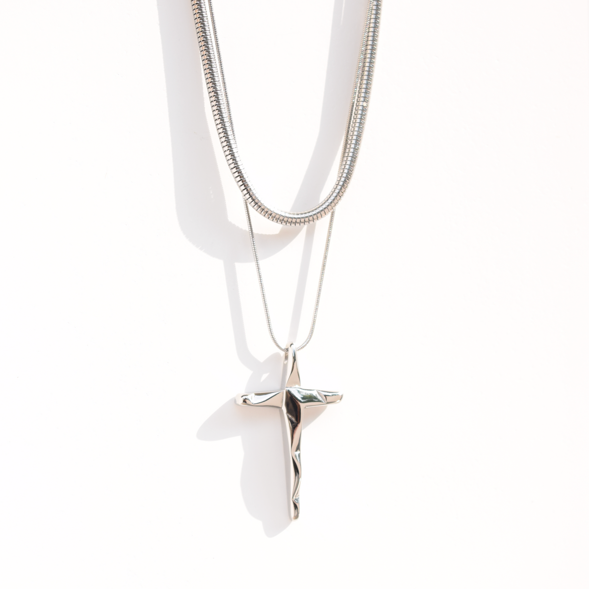 Set BERLIN & REDEEMER - Gold Halsketten - Silber Halsketten - Halsketten für Herren - ROCK & STEEL GERMANY