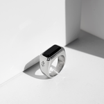 Ring Wild | Echter Onyx Stein Herrenring | Rock & Steel Germany