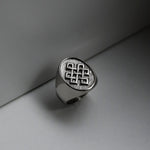 Wisdom Ring | Siegelring mit Glückszeichen | Wisdom Herrenring | Rock & Steel Germany