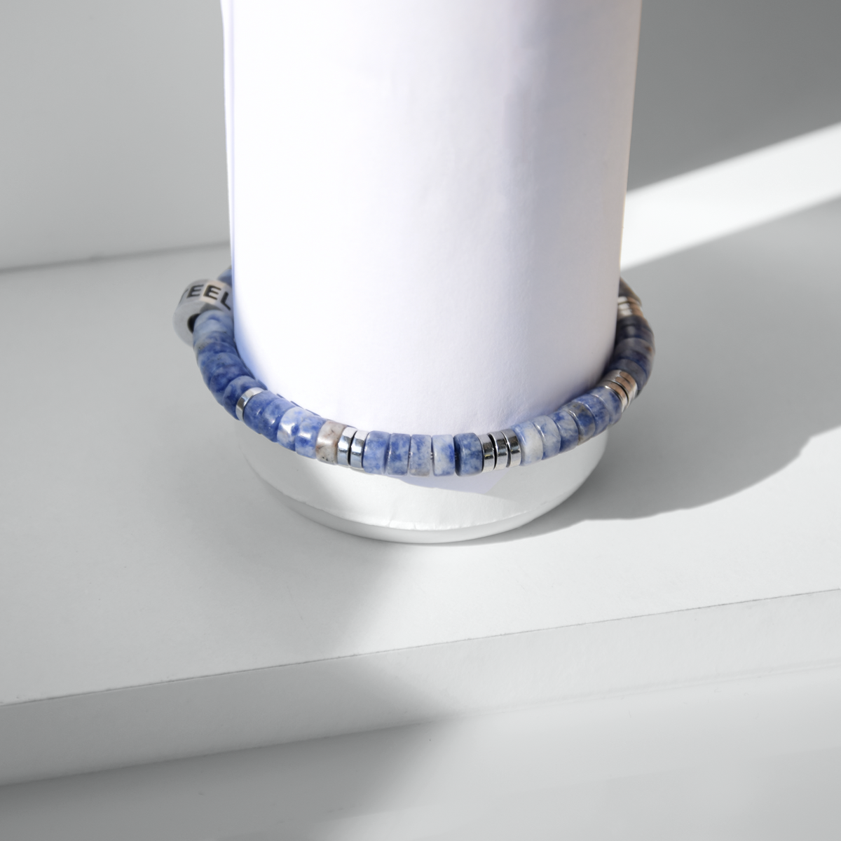 Armband Sodalith PEACE - ROCK & STEEL GERMANY