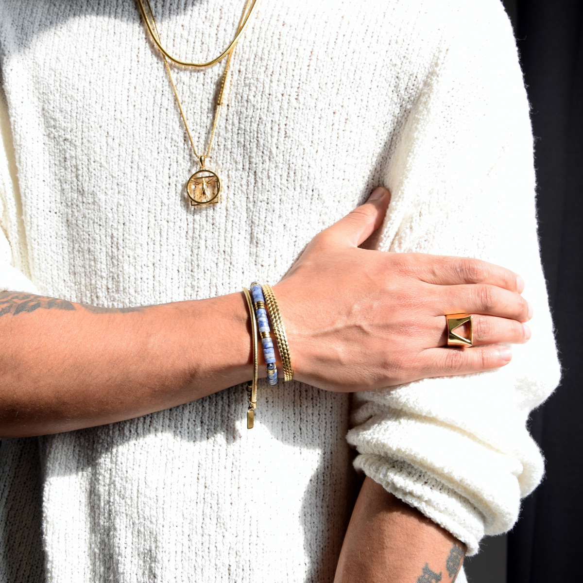 Armband Sodalith PEACE - ROCK & STEEL GERMANY