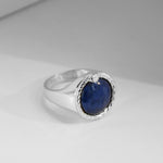 Ring ETERNITY LAPISLAZULI | 925 Silber - ROCK & STEEL GERMANY