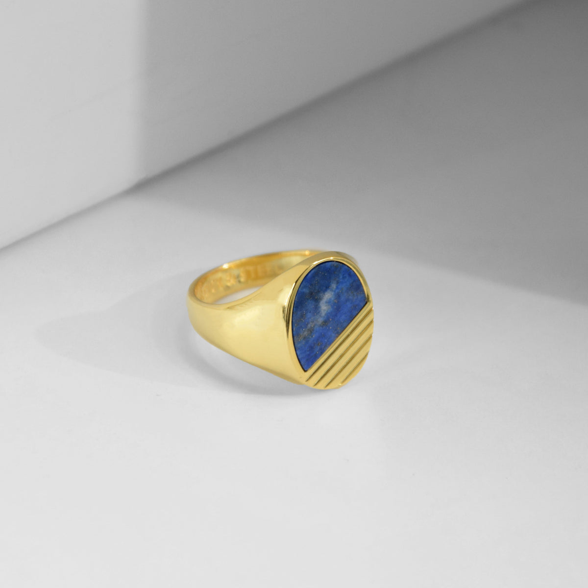 Ring PHOENIX LAPISLAZULI | 925 Silber | vergoldet - ROCK & STEEL GERMANY