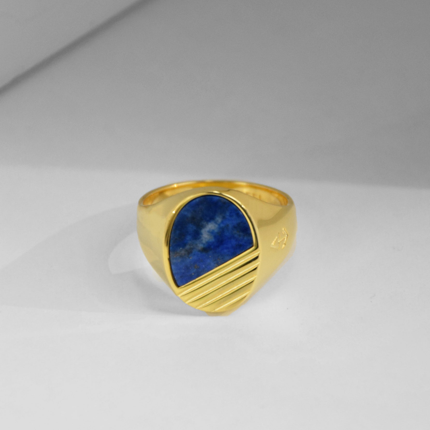 Ring PHOENIX LAPISLAZULI | 925 Silber | vergoldet - ROCK & STEEL GERMANY