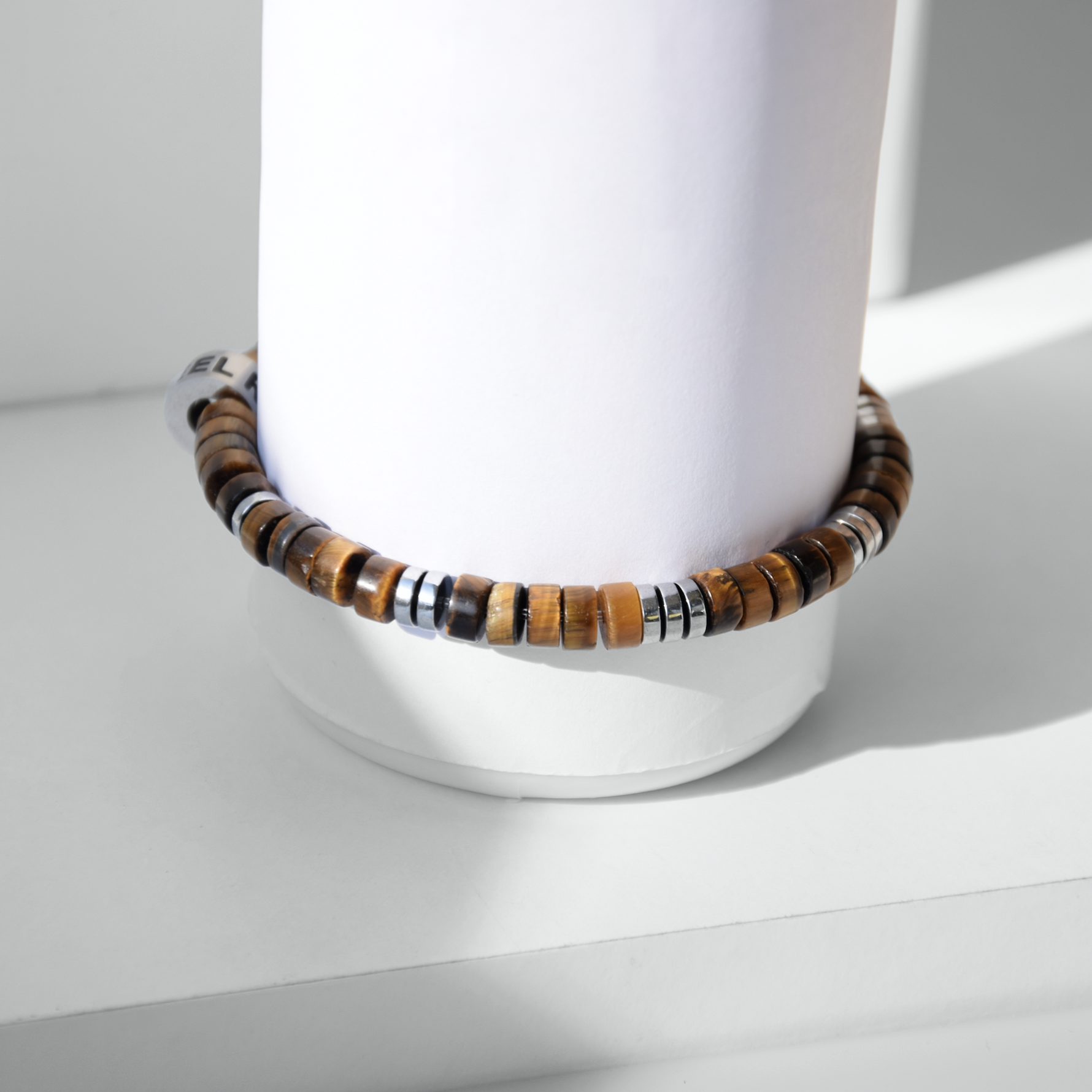 Armband Tigerauge PEACE - ROCK & STEEL GERMANY