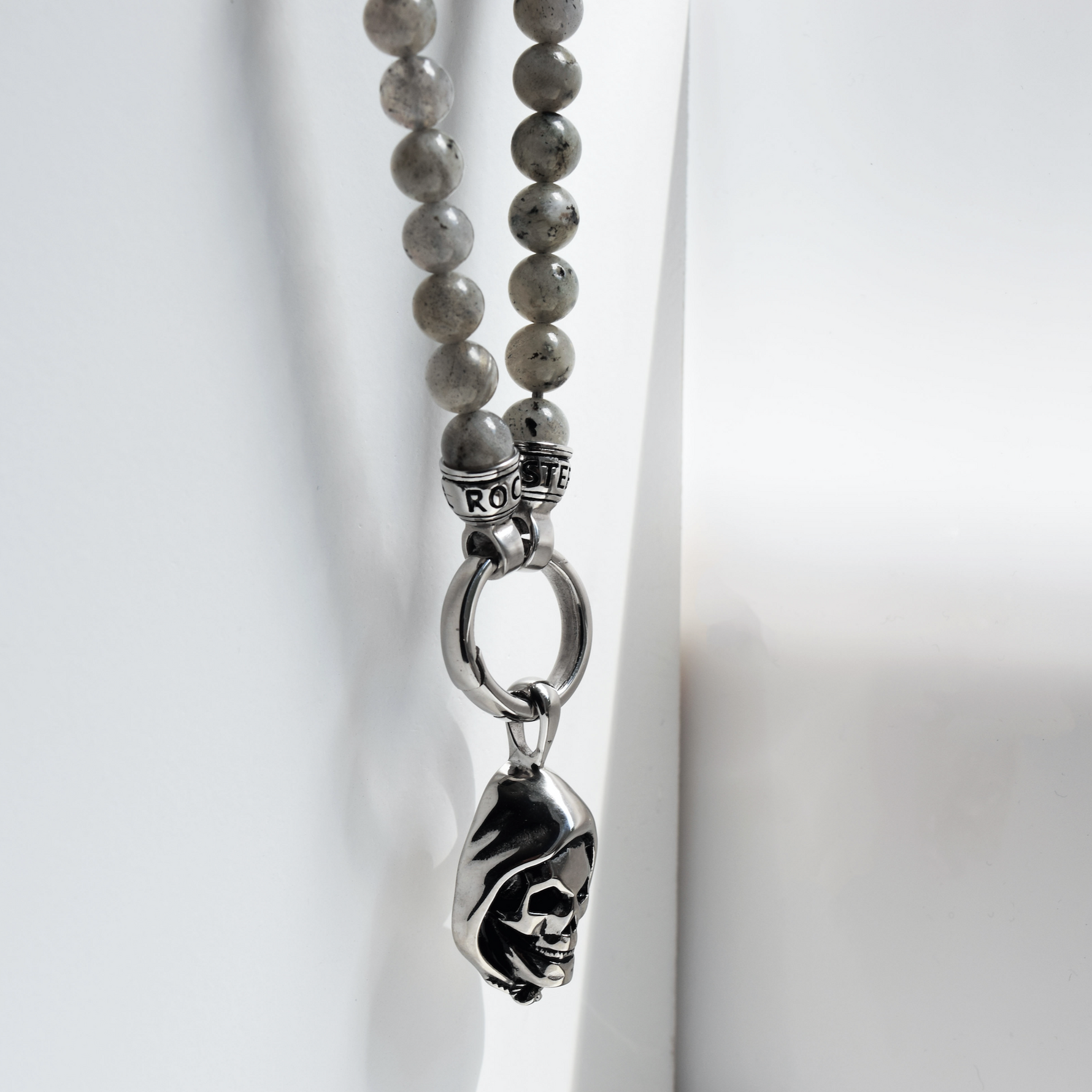 Kette LABRADORITE - Gold Halsketten - Silber Halsketten - Halsketten für Herren - ROCK & STEEL GERMANY