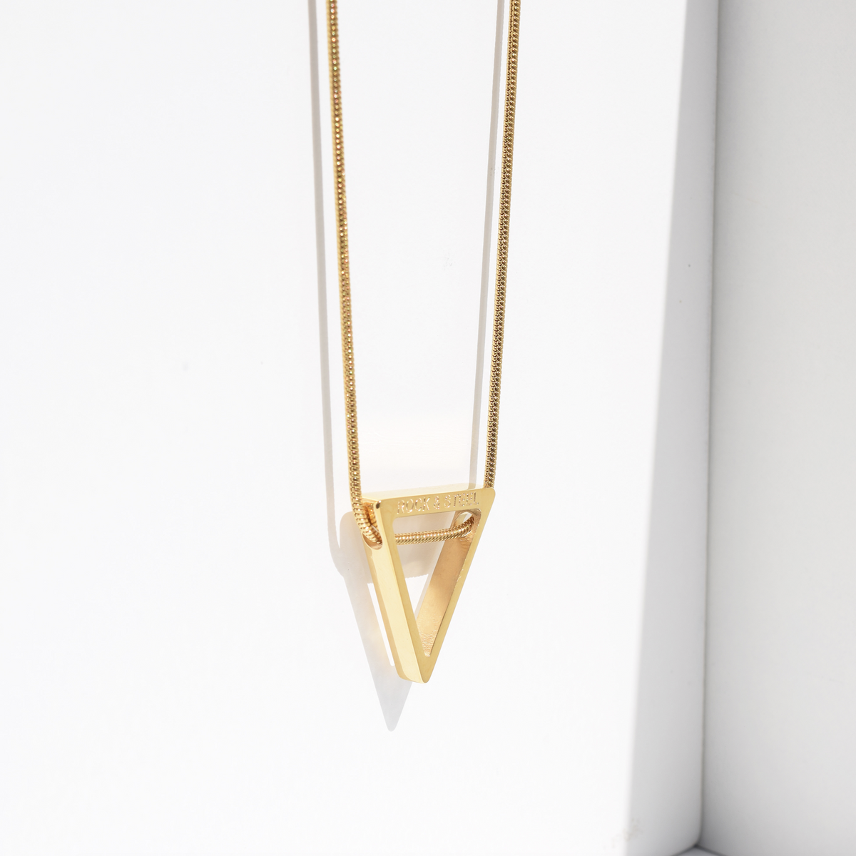 Kette TRIANGLE OF LIFE - Gold Halsketten - Silber Halsketten - ROCK & STEEL GERMANY