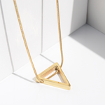 Kette TRIANGLE OF LIFE - Gold Halsketten - Silber Halsketten - ROCK & STEEL GERMANY