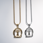 Kette VINCI - Gold Halsketten - Silber Halsketten - ROCK & STEEL GERMANY