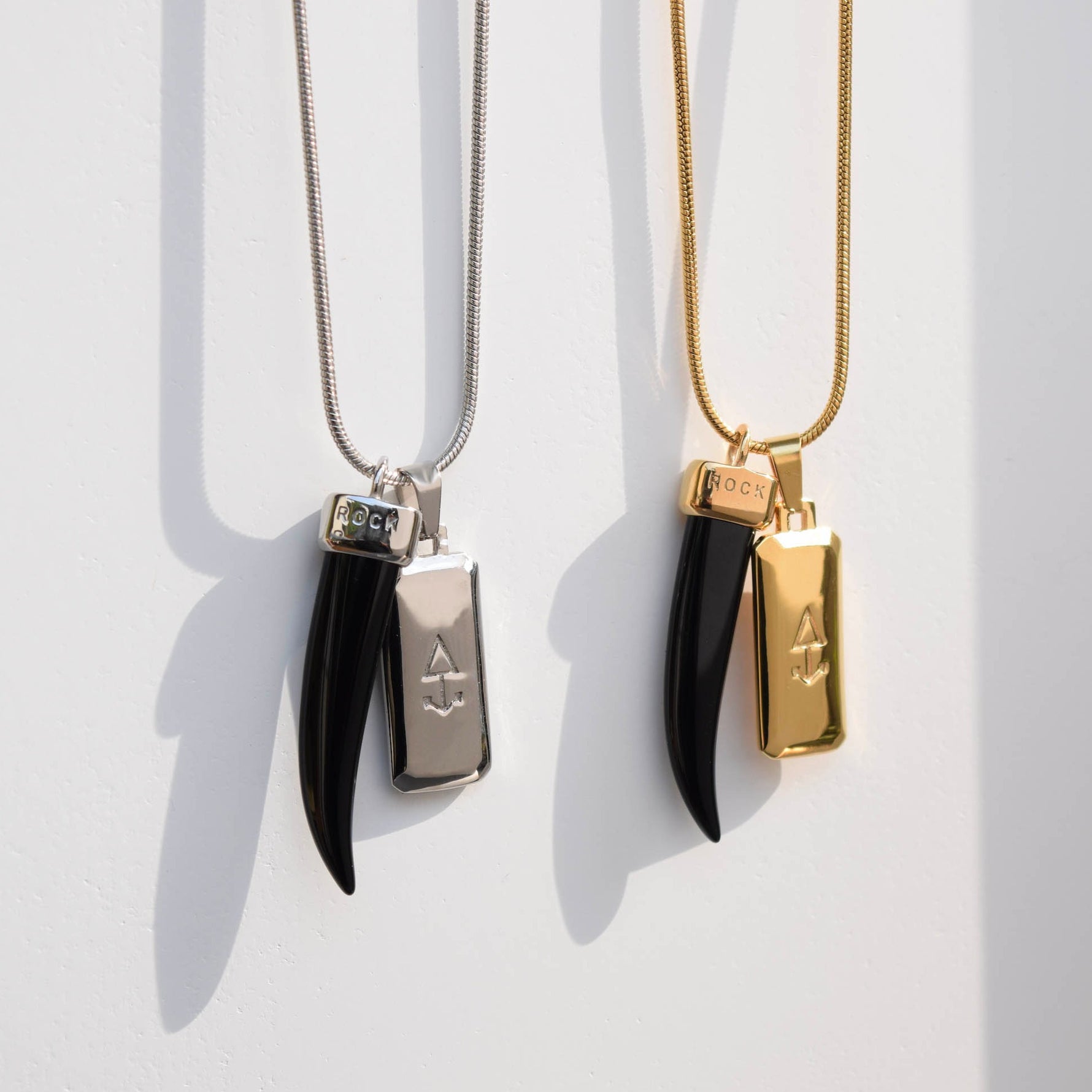 Set WILD & UNITY - Gold Halsketten - Silber Halsketten - Halsketten für Herren - ROCK & STEEL GERMANY