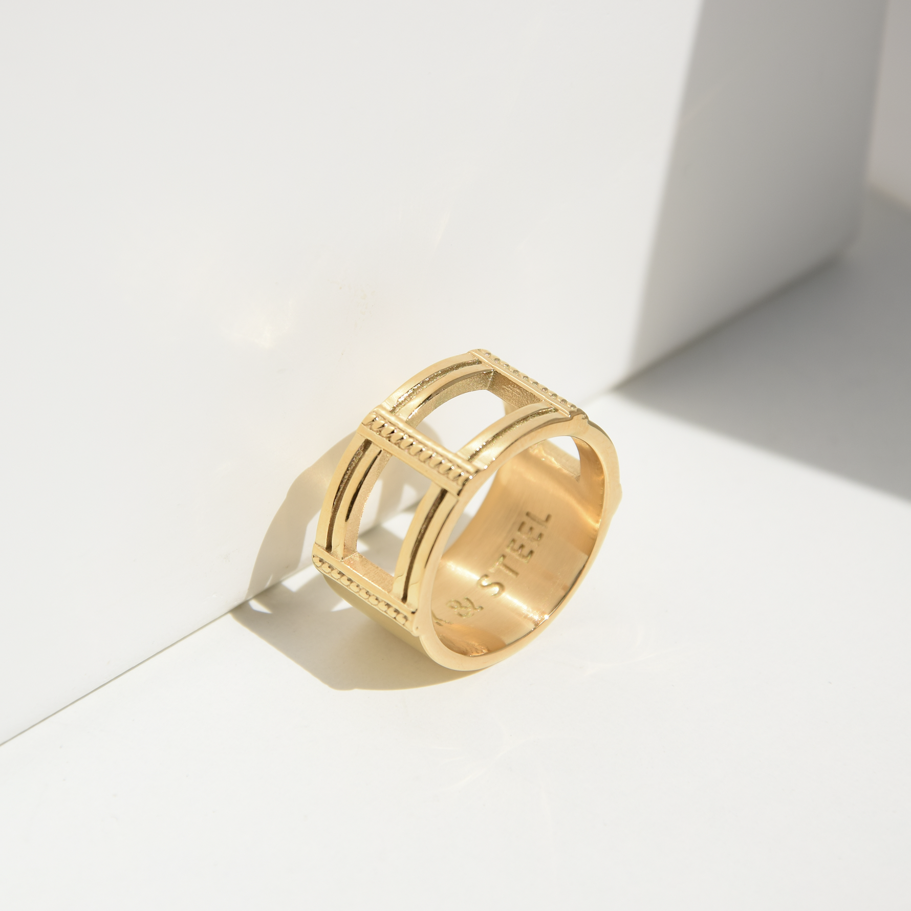 100% Rostfreies Edelstahl Warrior Ring | Herrenring | Rock & Steel Germany