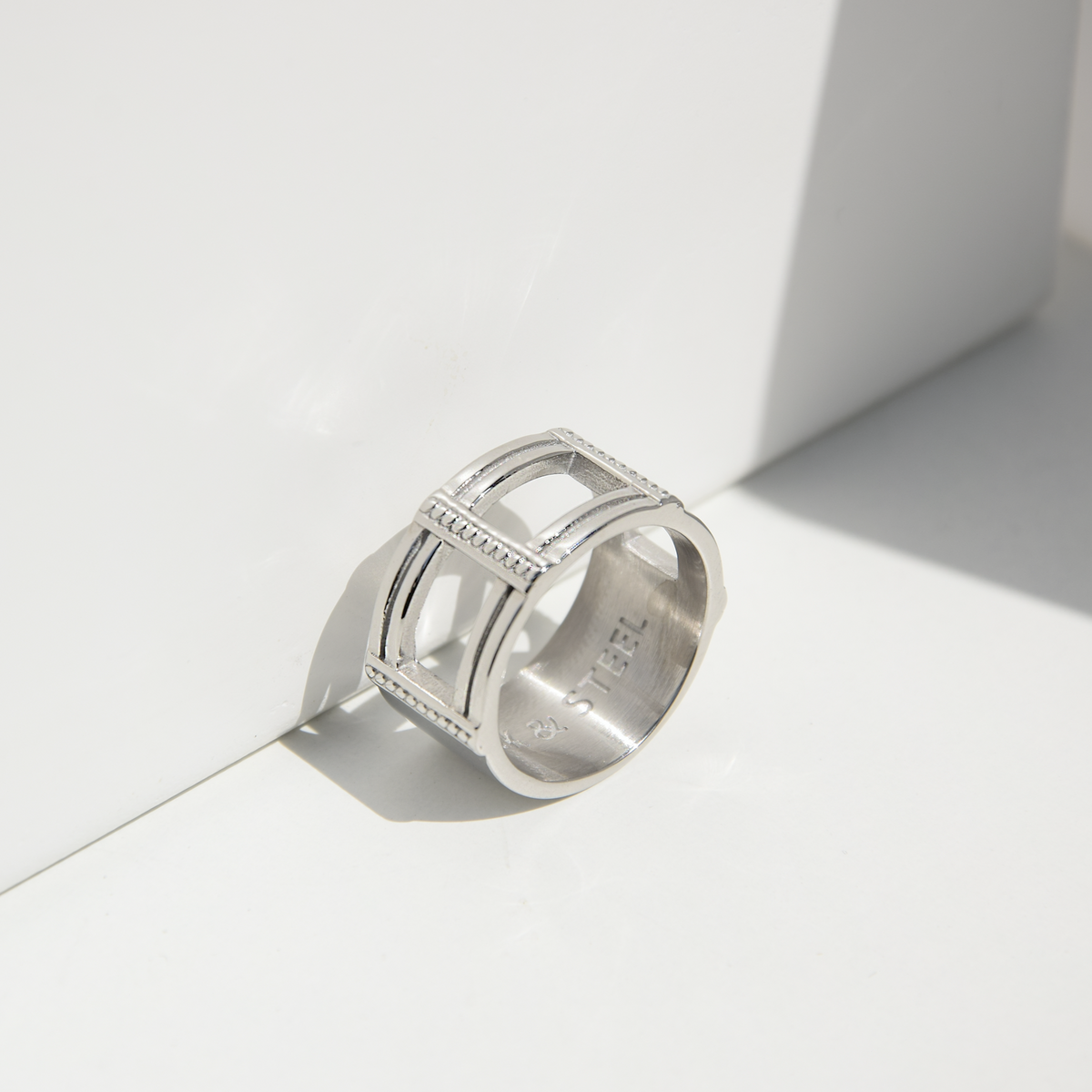 100% Rostfreies Edelstahl Warrior Ring | Herrenring | Rock & Steel Germany