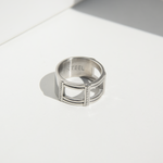 100% Rostfreies Edelstahl Warrior Ring | Herrenring | Rock & Steel Germany