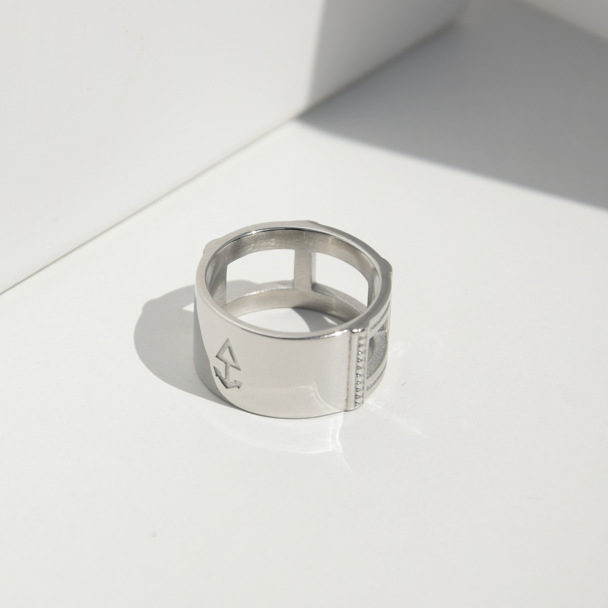 100% Rostfreies Edelstahl Warrior Ring | Herrenring | Rock & Steel Germany