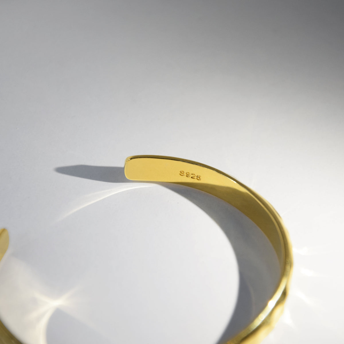 Armreif WAVE 5 mm | 925 SILBER | vergoldet - ROCK & STEEL GERMANY