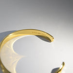 Armreif WAVE 7 mm | 925 SILBER | vergoldet - ROCK & STEEL GERMANY