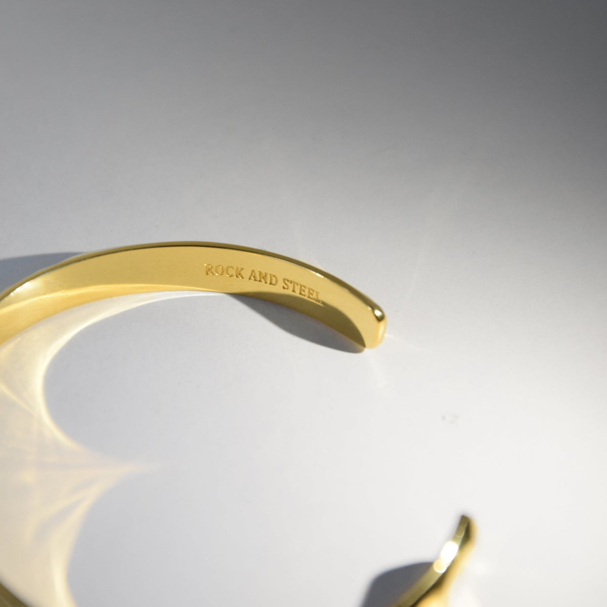 Armreif WAVE 5 mm | 925 SILBER | vergoldet - ROCK & STEEL GERMANY