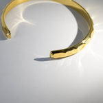 Armreif WAVE 7 mm | 925 SILBER | vergoldet - ROCK & STEEL GERMANY