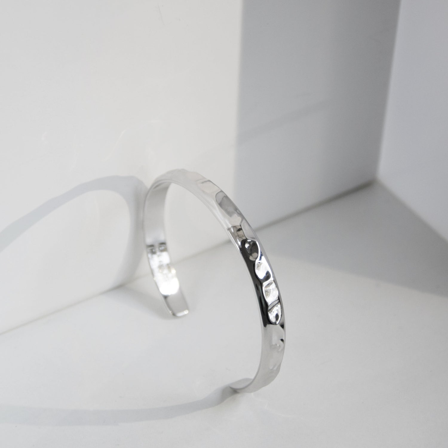 Armreif WAVE 7 mm | 925 SILBER - ROCK & STEEL GERMANY