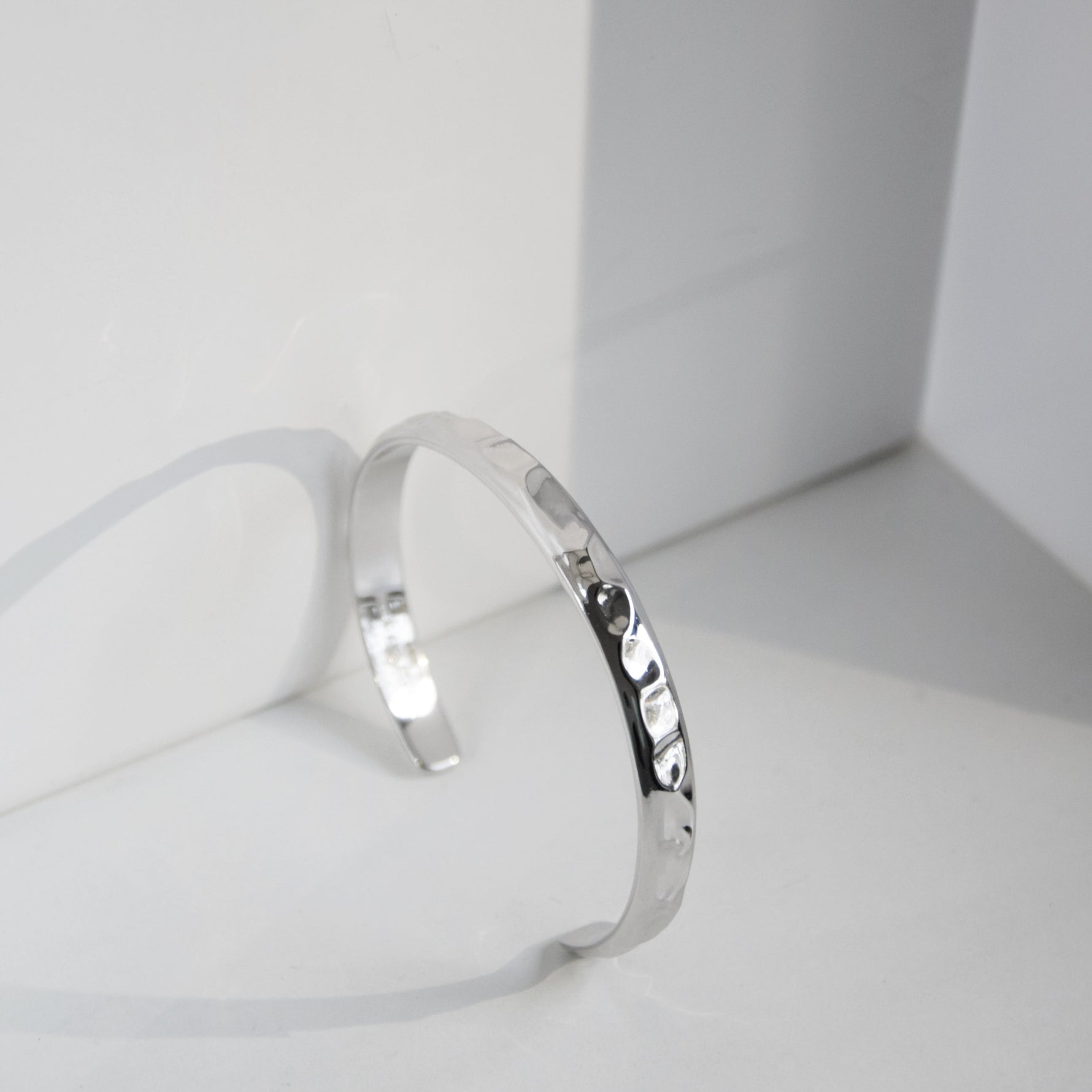 Armreif WAVE 7 mm | 925 SILBER - ROCK & STEEL GERMANY