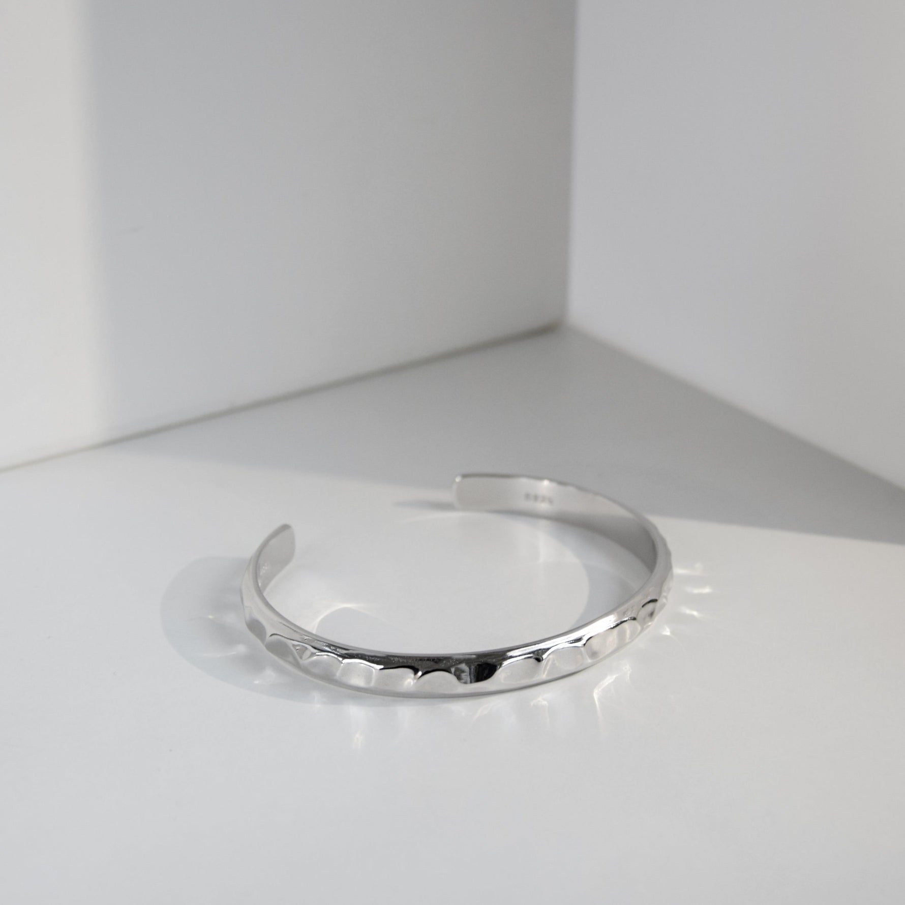 Armreif WAVE 7 mm | 925 SILBER - ROCK & STEEL GERMANY