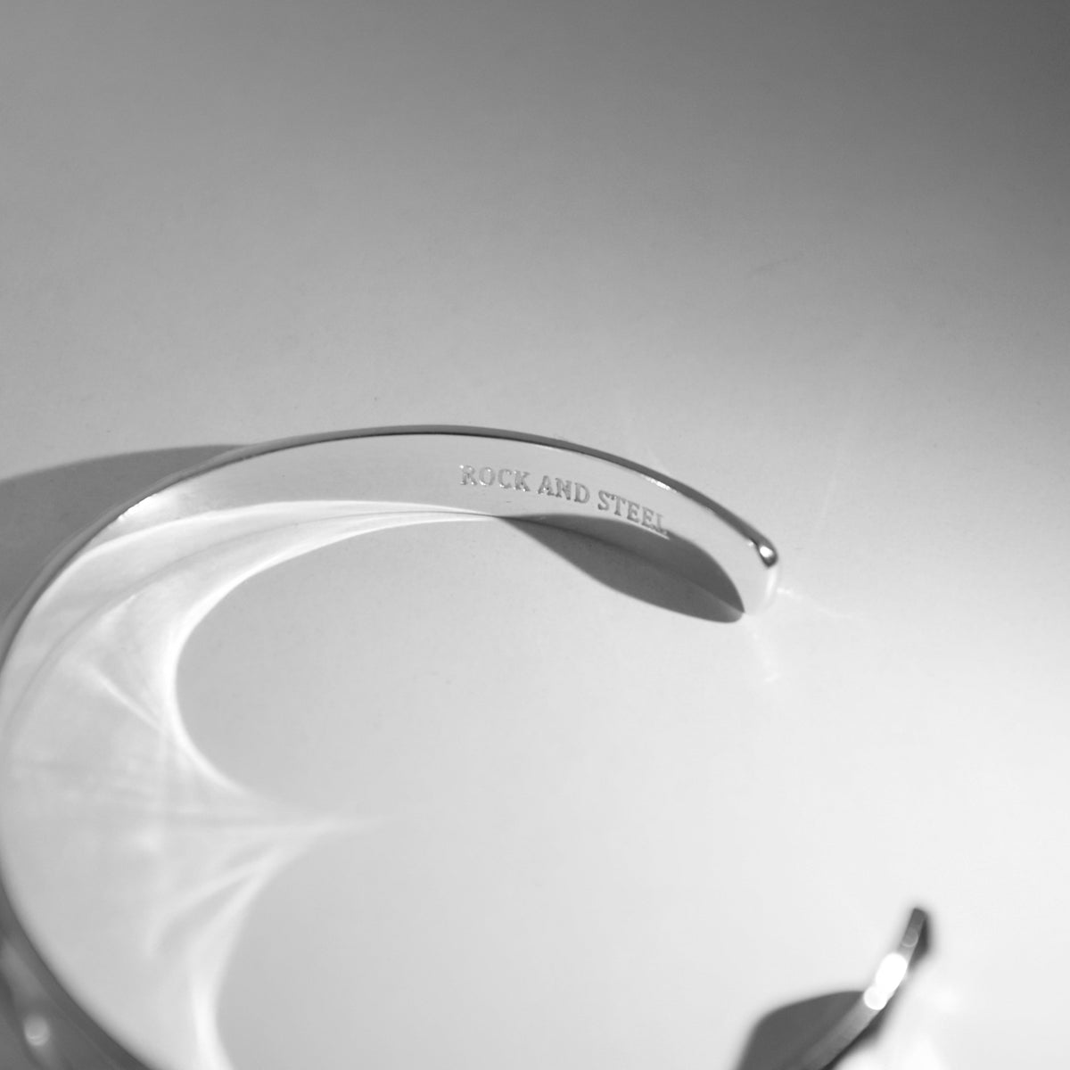 Armreif WAVE 7 mm | 925 SILBER - ROCK & STEEL GERMANY