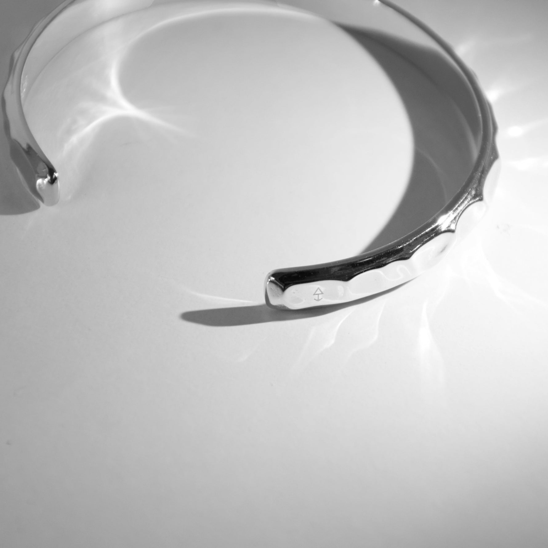 Armreif WAVE 5 mm | 925 SILBER - ROCK & STEEL GERMANY