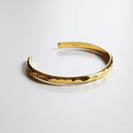 Armreif WAVE 5 mm | 925 SILBER | vergoldet - ROCK & STEEL GERMANY