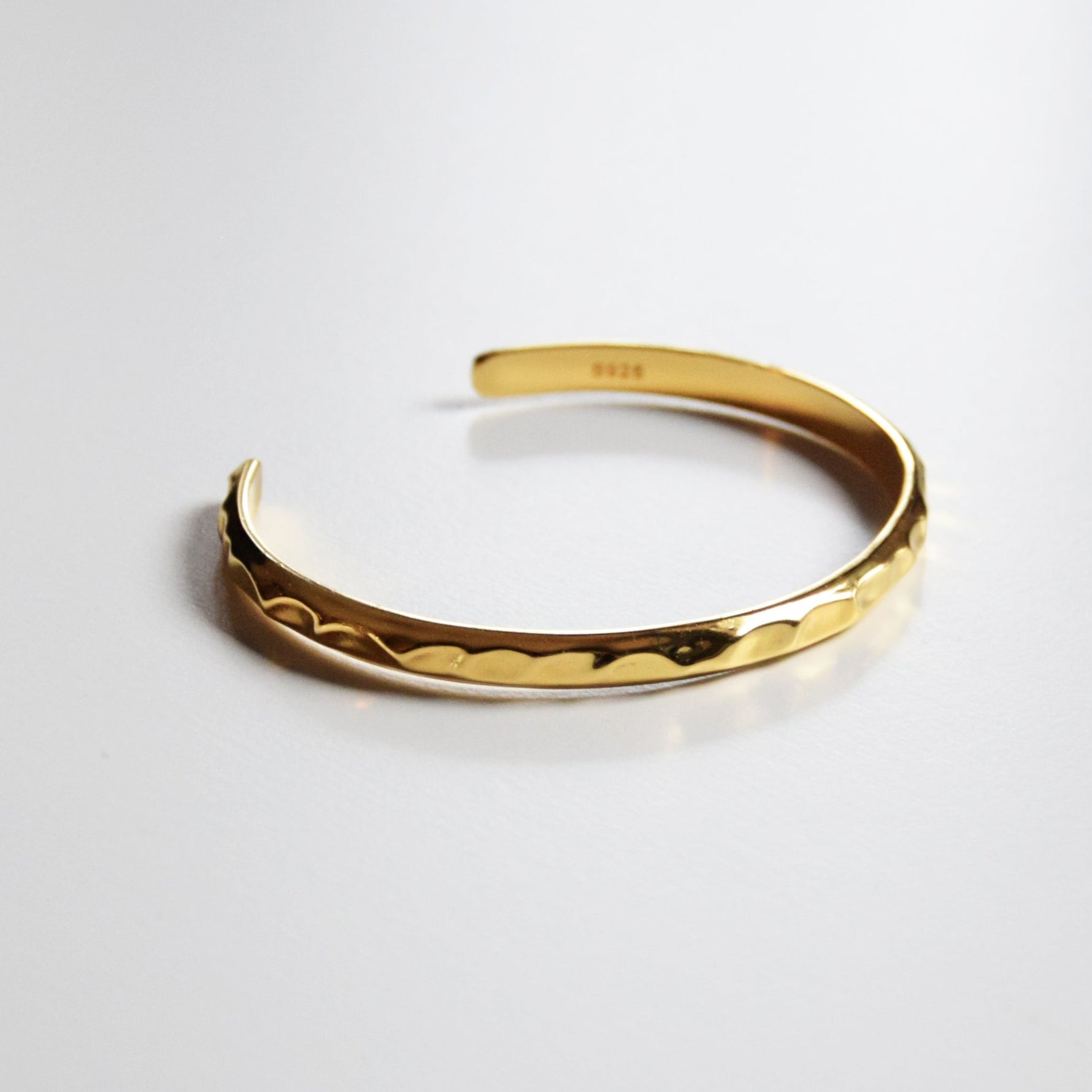 Armreif WAVE 5 mm | 925 SILBER | vergoldet - ROCK & STEEL GERMANY