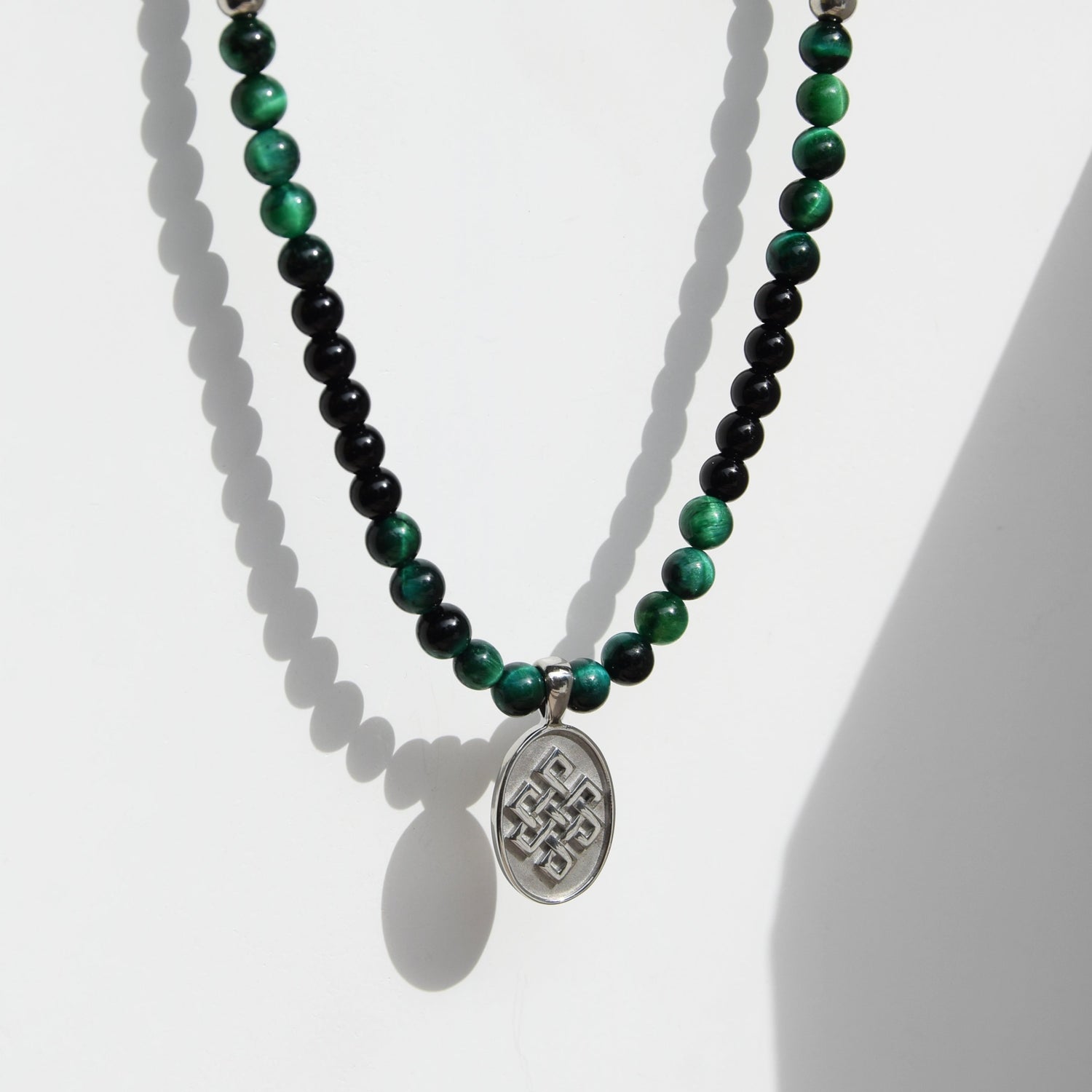 Kette WISDOM TIGERAUGE GRÜN - ROCK & STEEL GERMANY