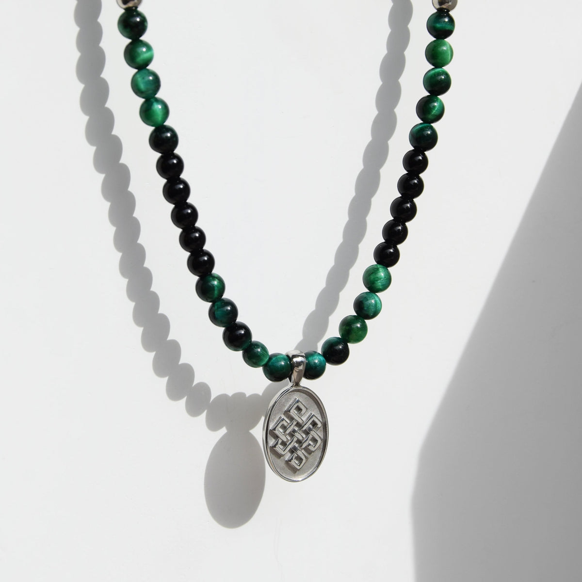 Kette WISDOM TIGERAUGE GRÜN - ROCK & STEEL GERMANY