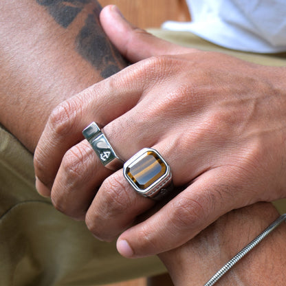 Ring Divided | Cool und edgy Herrenring | Rock & Steel Germany