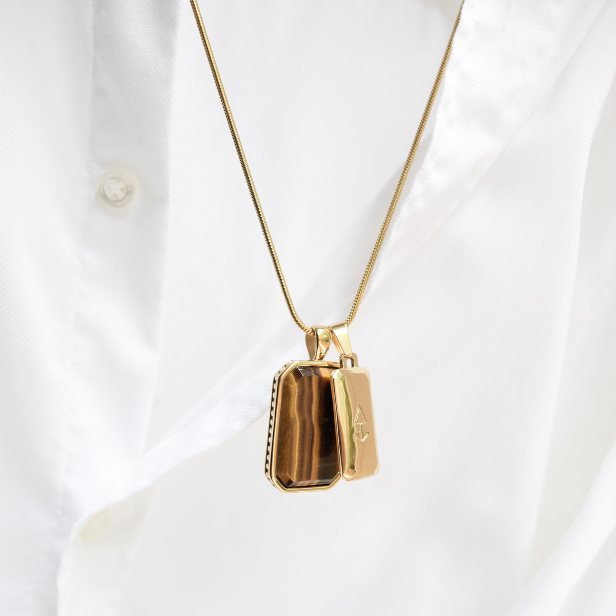 Set ZEUS & UNITY - Gold Halsketten - Silber Halsketten - Halsketten für Herren - ROCK & STEEL GERMANY